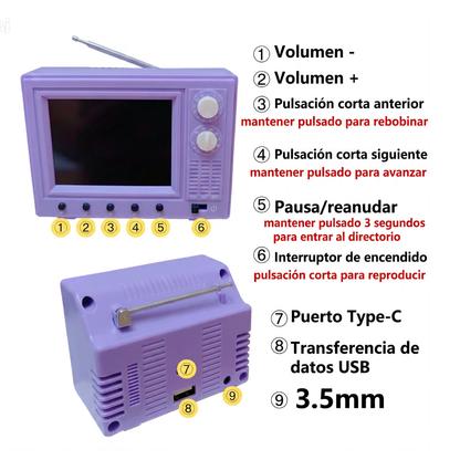 Mini TV Retro